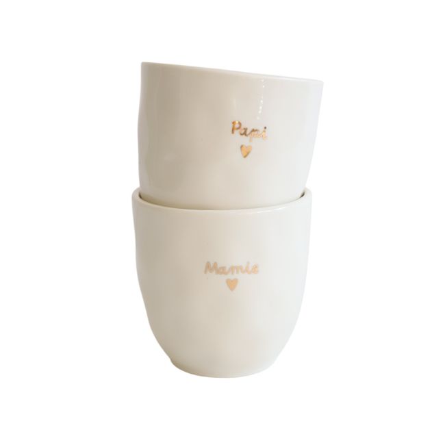 Tasse à café - Papi cœur doré