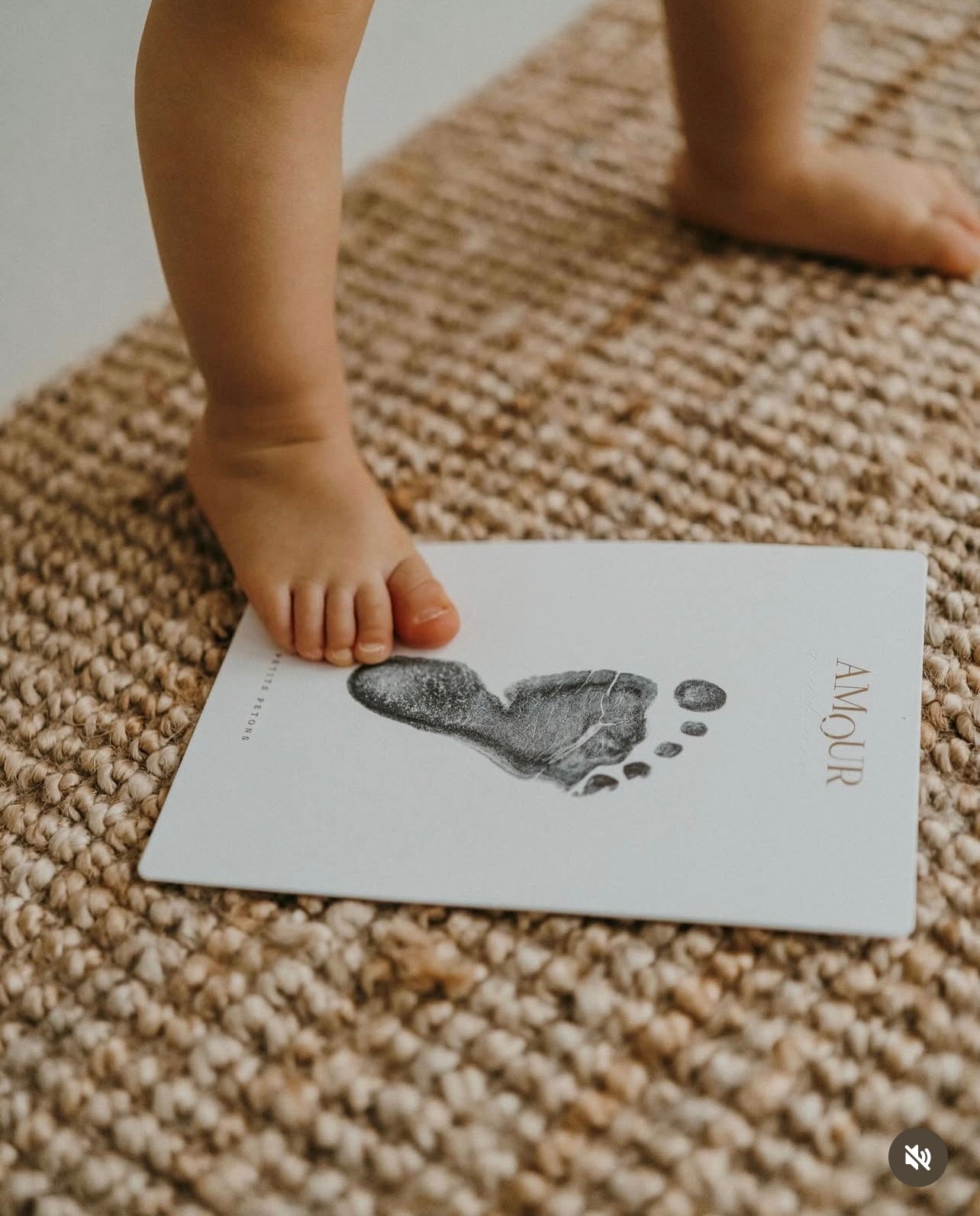 Kit de cartes empreintes pour bébé