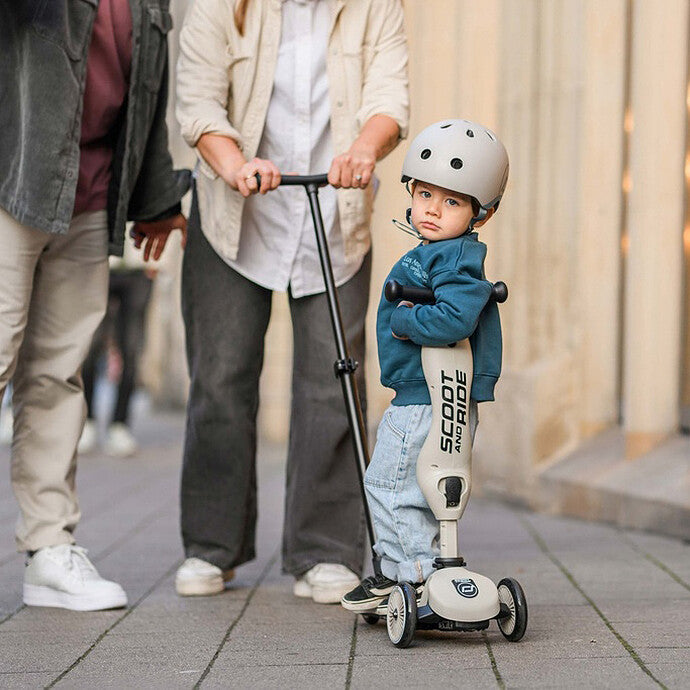 Porteur Trottinette Evolutif Highwaykick 1 Push and Go - Ash