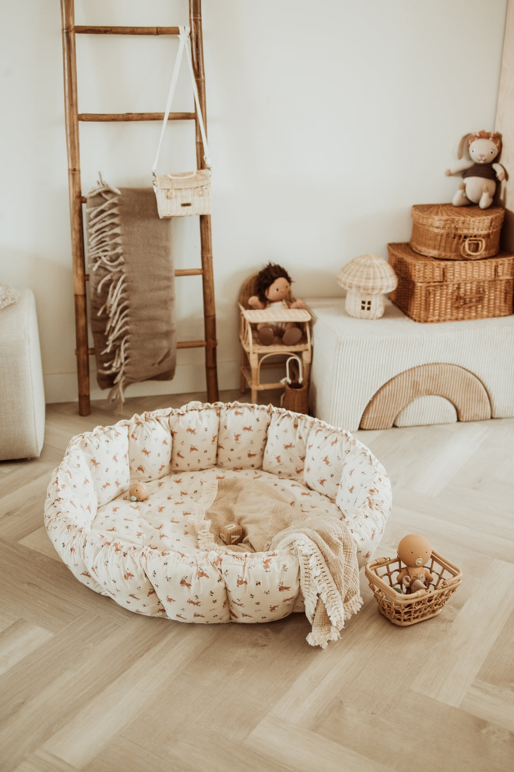 Tapis D'éveil Coton Bio - Bloom Rabbit