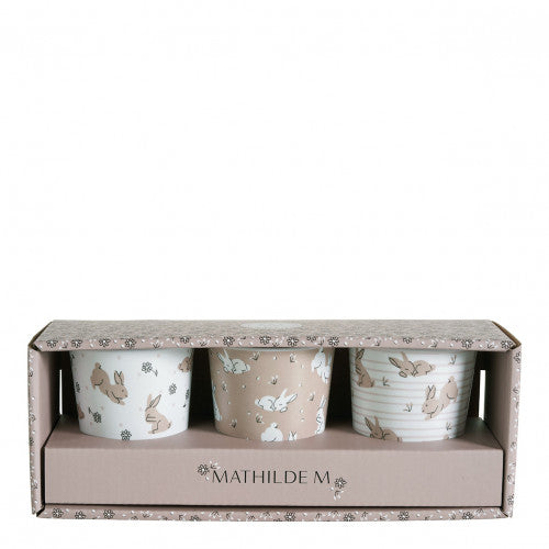 Set de 3 verres - Lapin