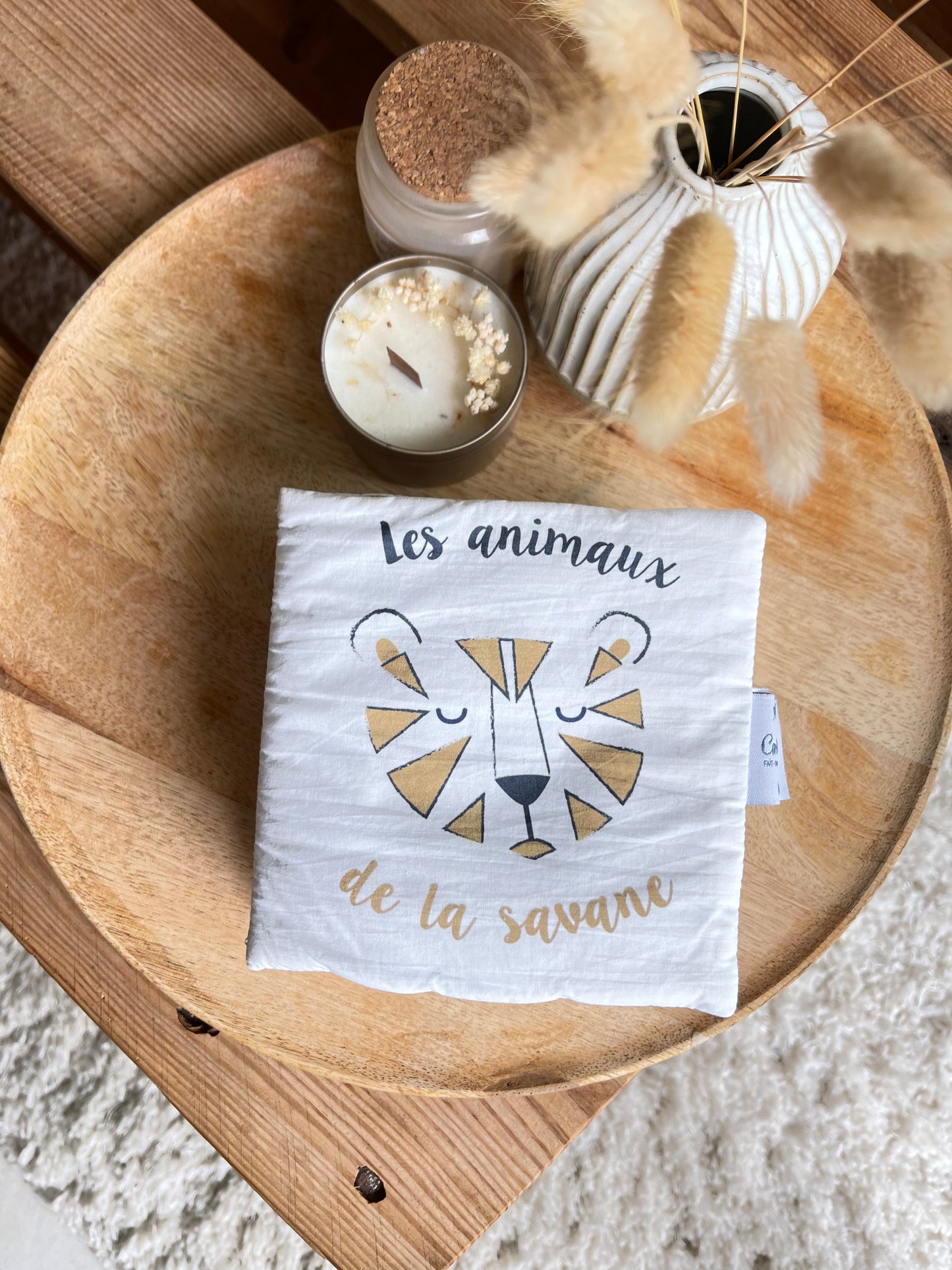 Livre d'éveil en tissus