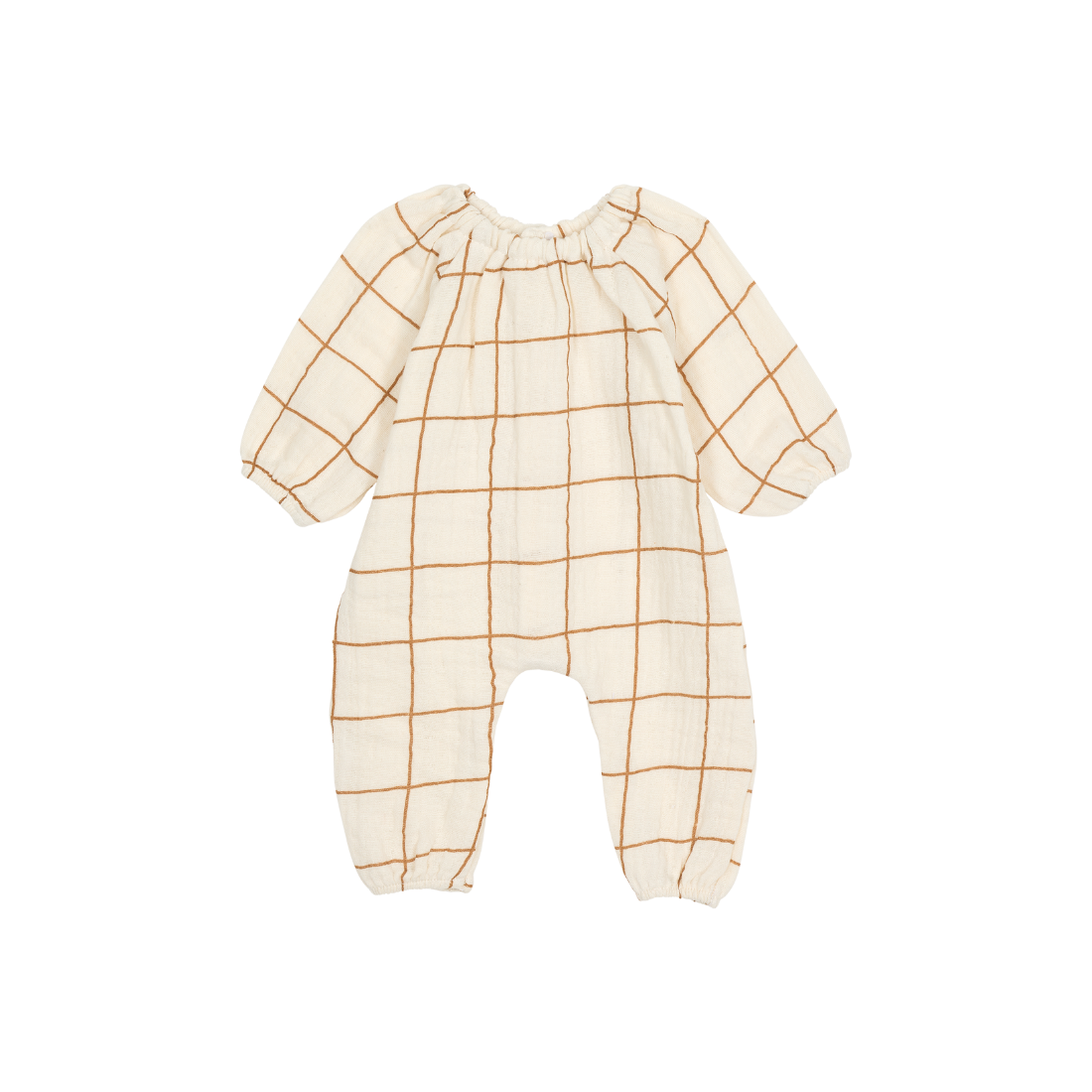 Tenue poupon - Gaze Grands Carreaux