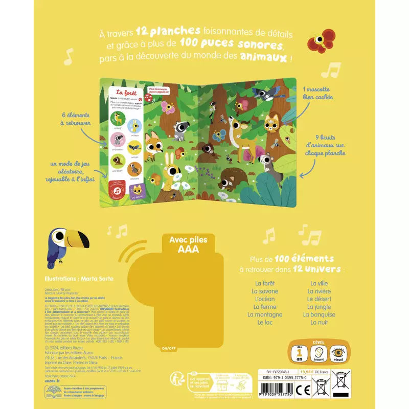 Cherche Et Trouve Des Tout-Petits sonore - Les Animaux