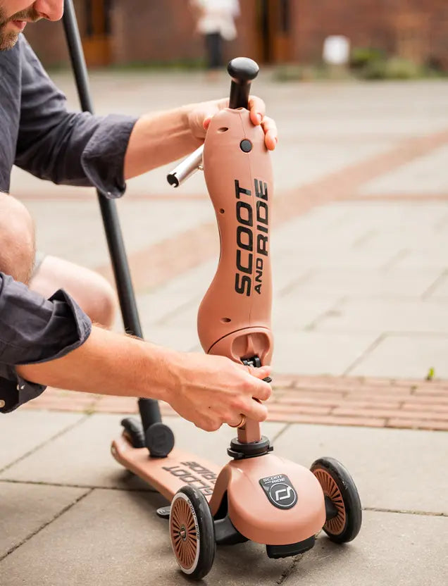 Porteur Trottinette Evolutif Highwaykick 1 Push and Go - Mocha