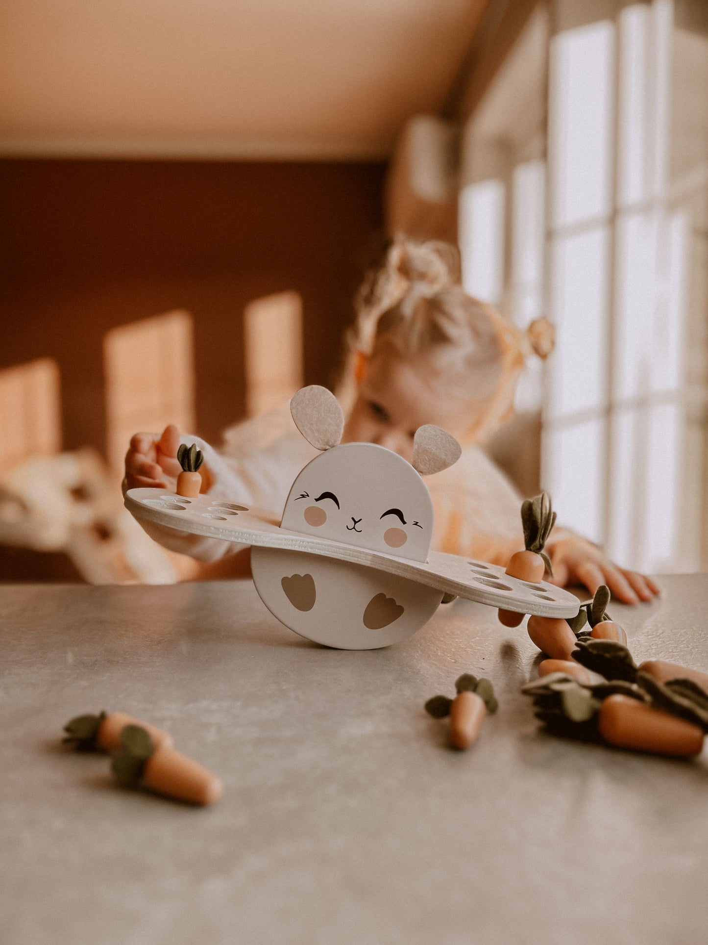 Bunny Balance - Jeu d'équilibre en bois