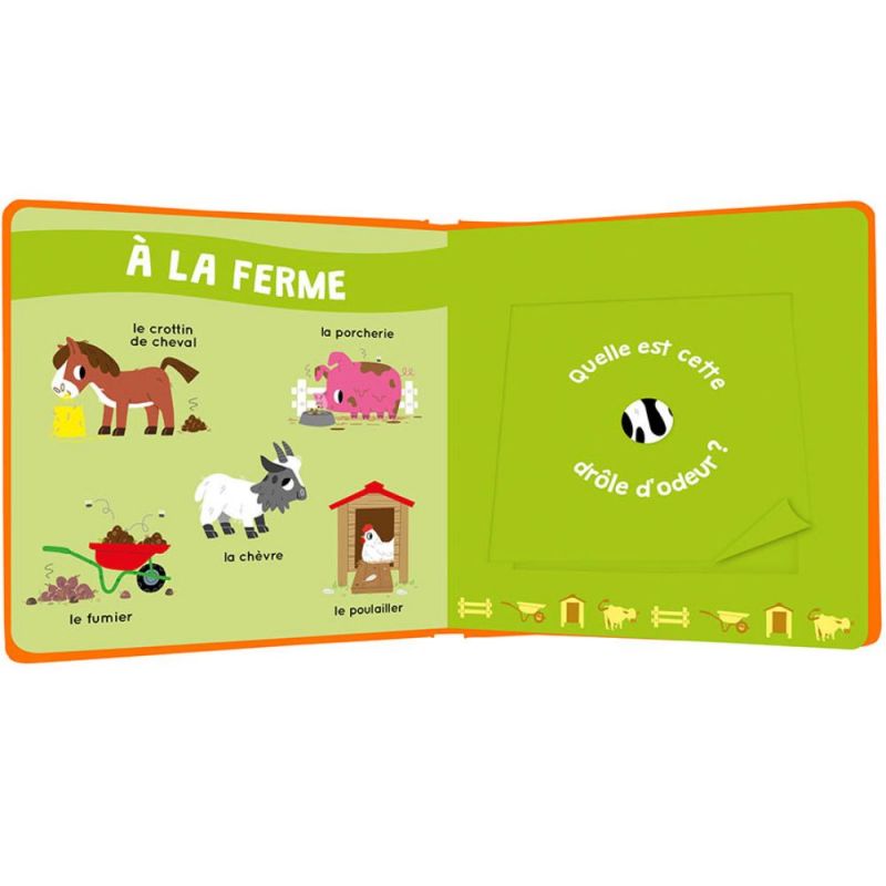 Mon livre des odeurs et des couleurs - Qui puent