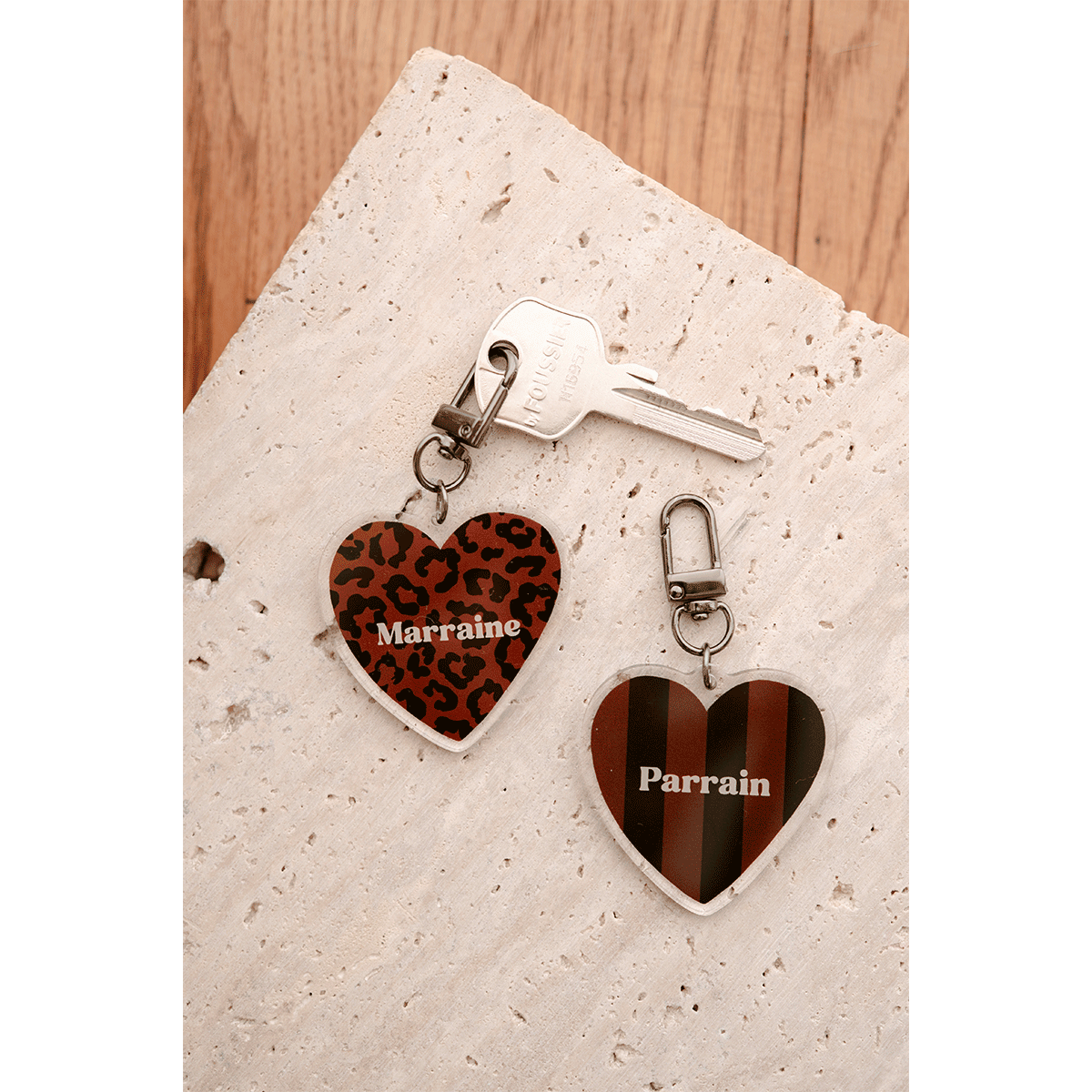 Porte-clé léopard - Marraine