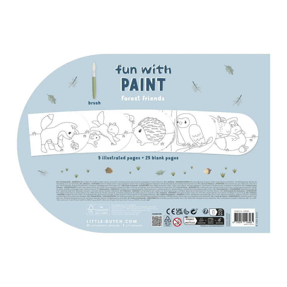 Livre de peinture - Forest Friends