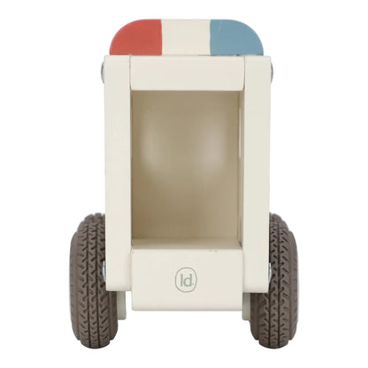 Ambulance en bois - Blanc