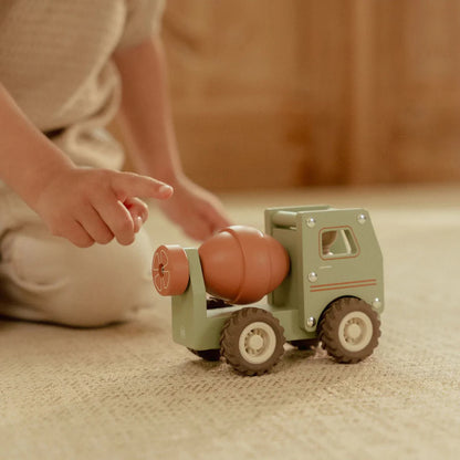 Camion à ciment en bois – Vert