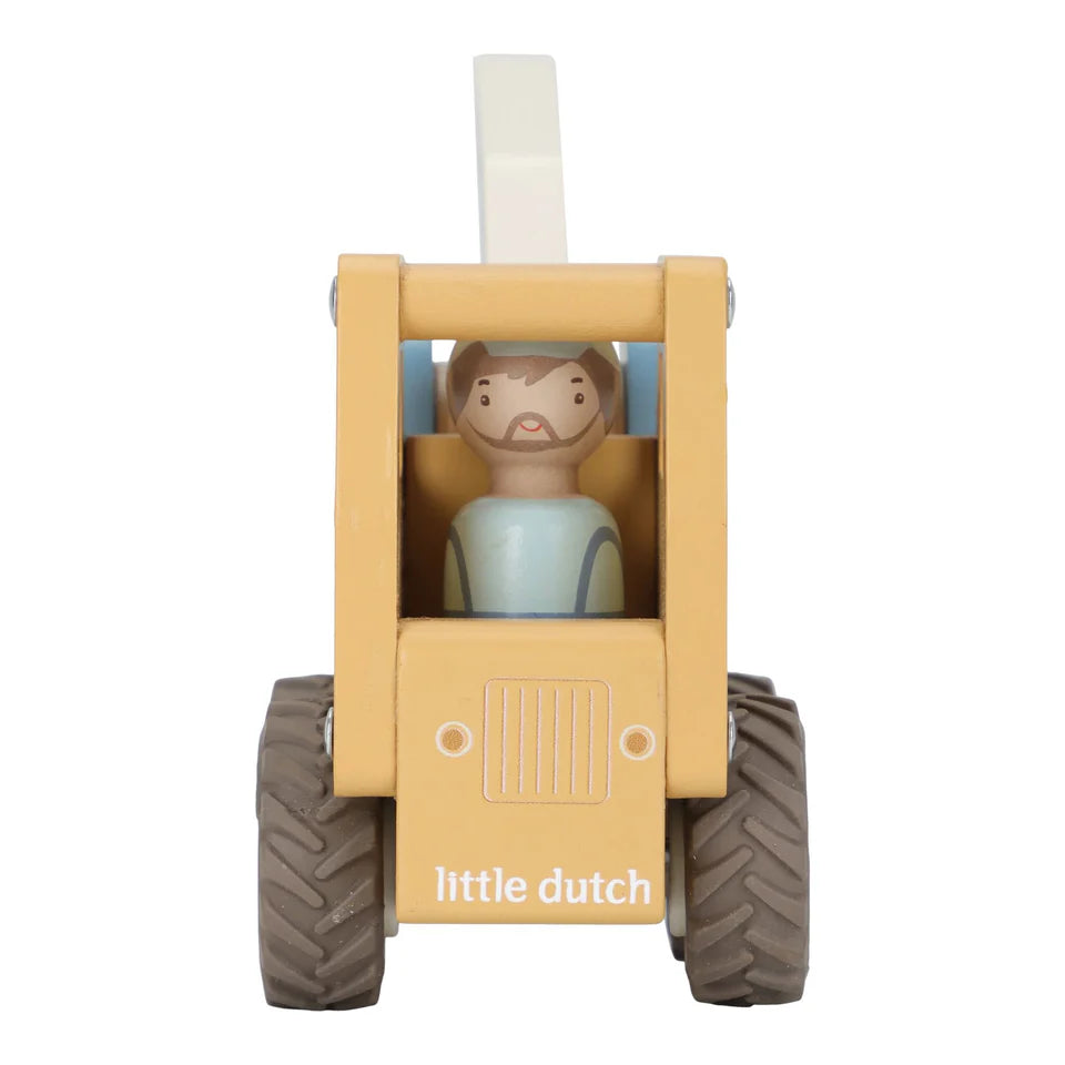 Grue en bois – Jaune