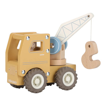 Grue en bois – Jaune