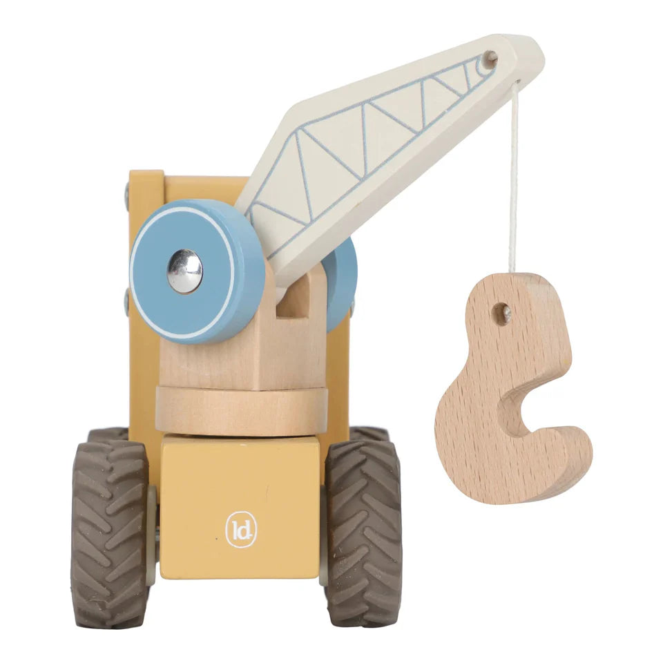 Grue en bois – Jaune