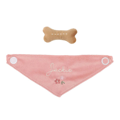 Peluche chien avec sac de transport - Jackie