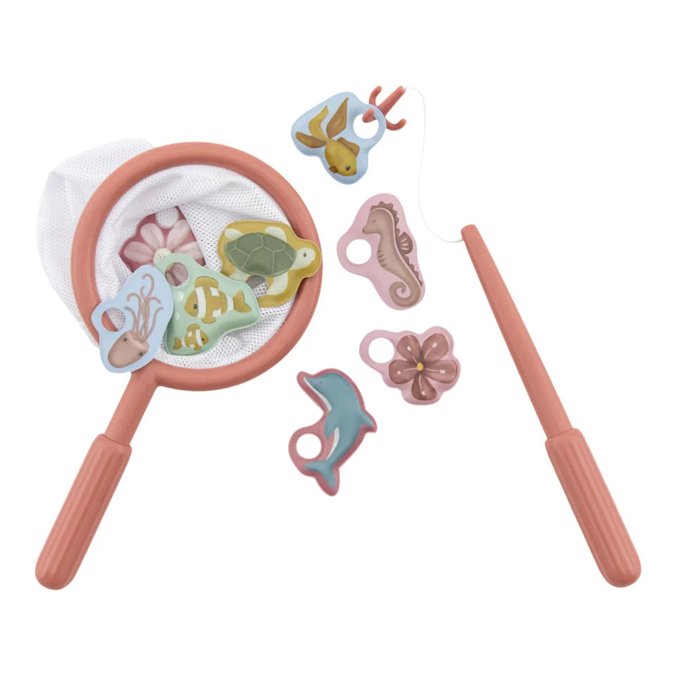 Jeu de bain pêche à la ligne - Rose