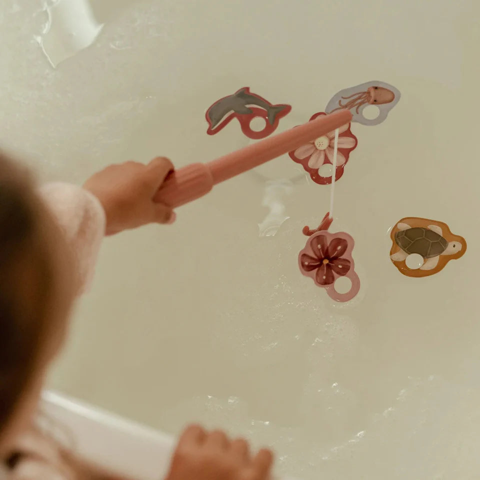 Jeu de bain pêche à la ligne - Rose