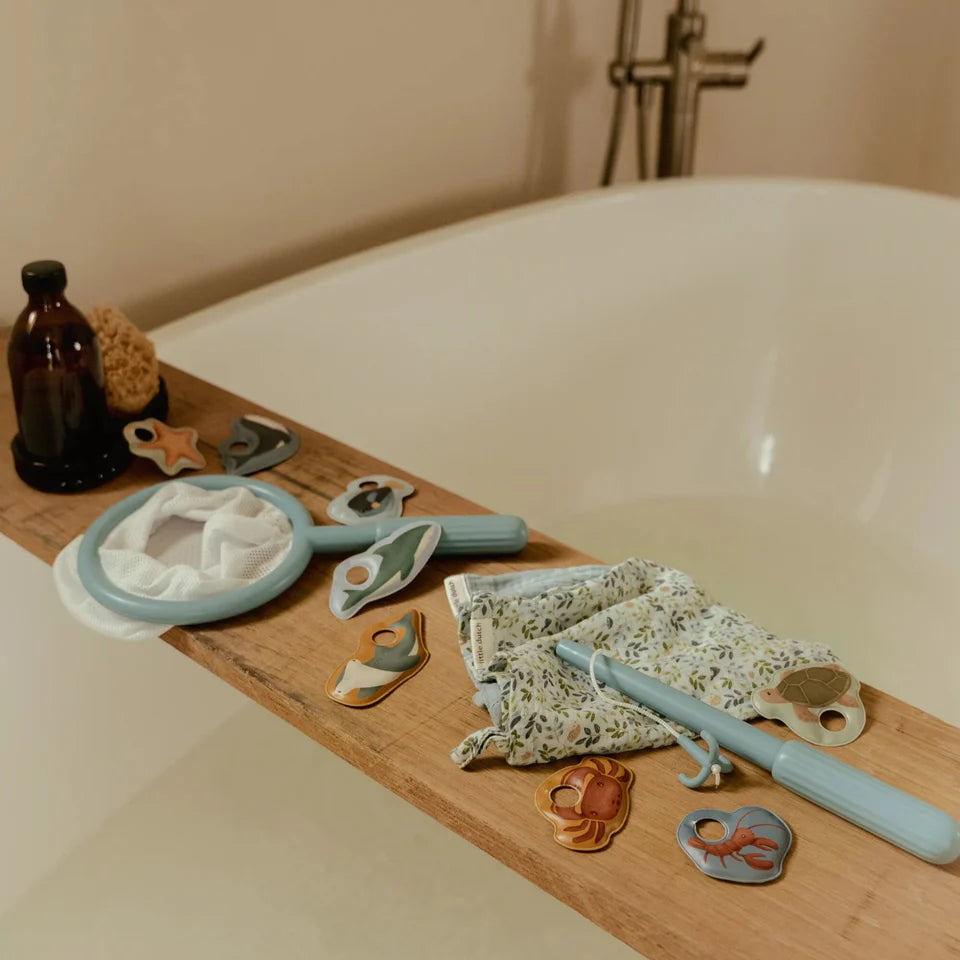 Jeu de bain pêche à la ligne - Bleu