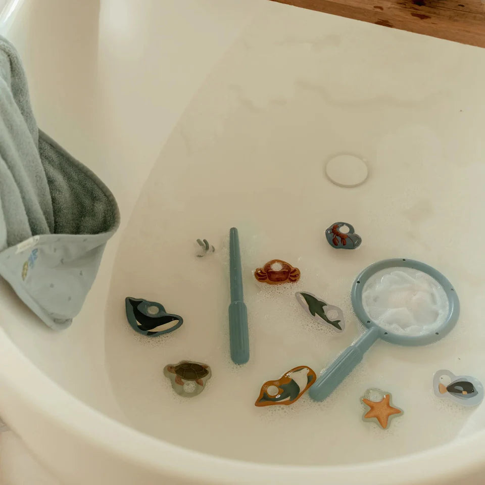 Jeu de bain pêche à la ligne - Bleu