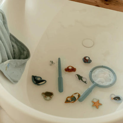Jeu de bain pêche à la ligne - Bleu