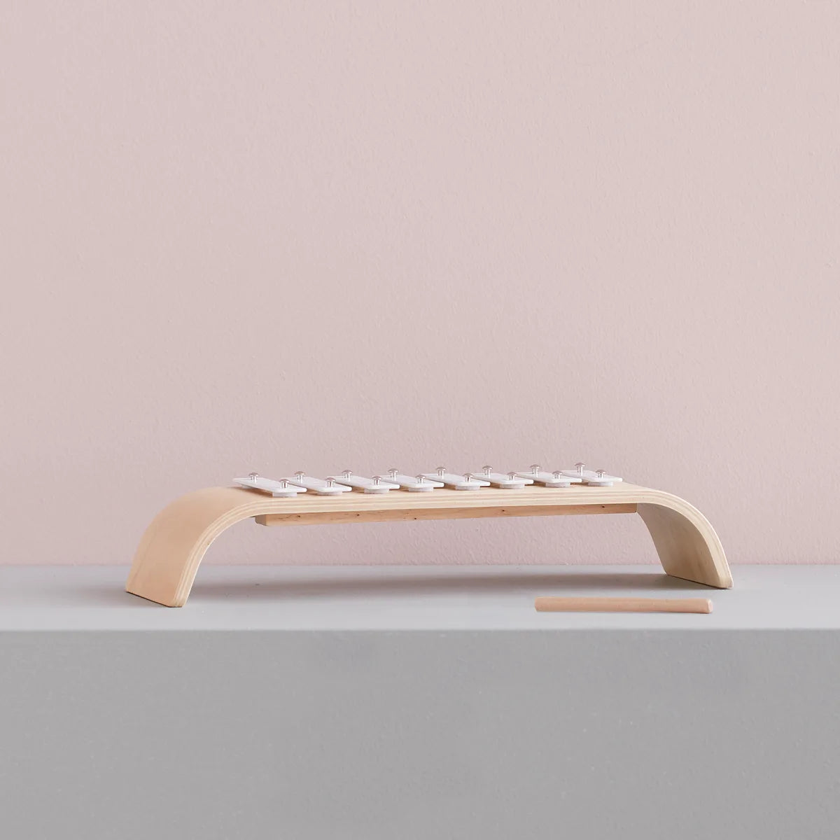 Xylophone en bois - Blanc