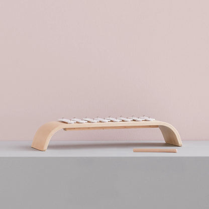 Xylophone en bois - Blanc