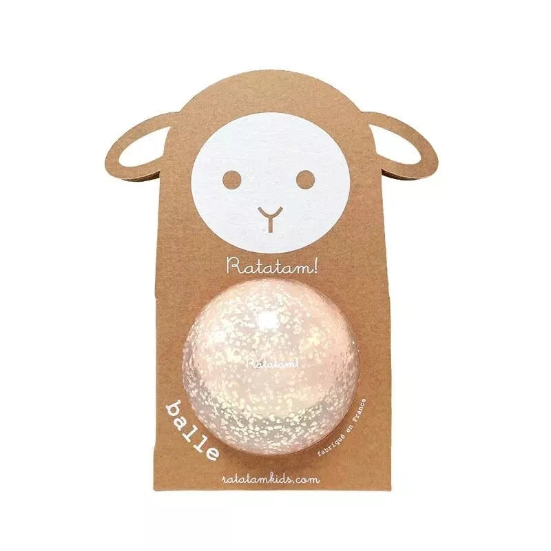 Balle Mouton 10 cm - Rose