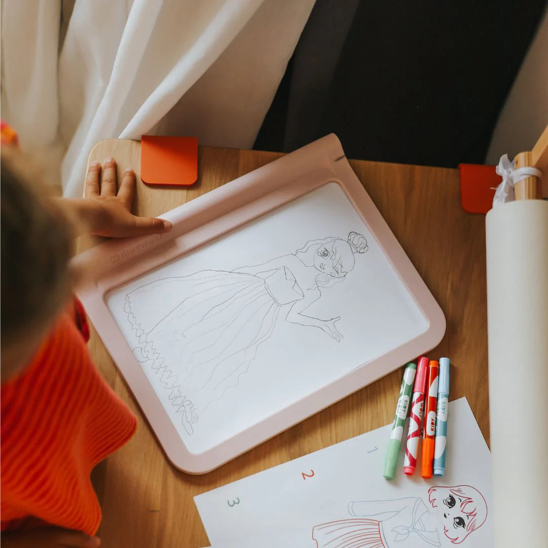 KIDYDRAW-PRO - Tablette lumineuse « Let's draw fashion »