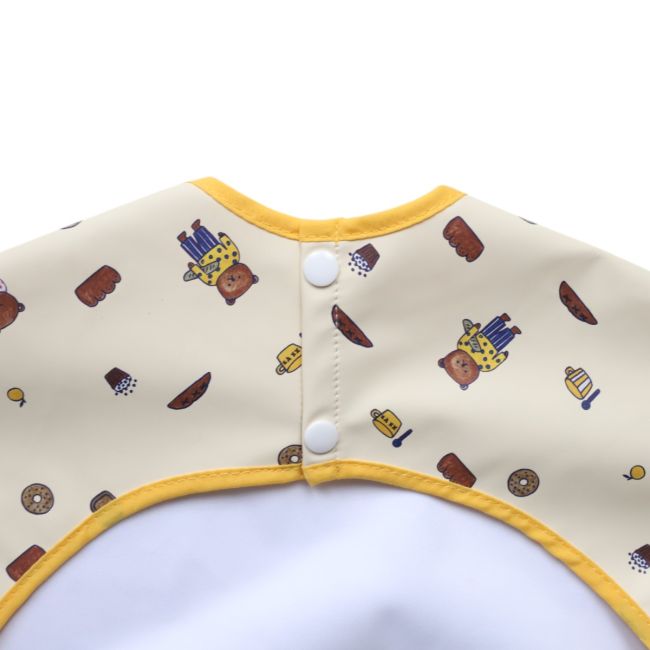Bavoir tablier manches longues 1-3 ans - Petit dej