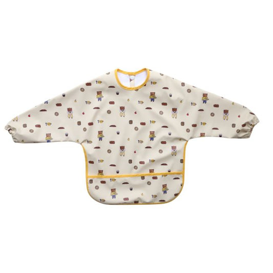 Bavoir tablier manches longues 1-3 ans - Petit dej