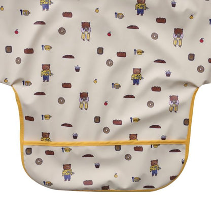 Bavoir tablier manches longues 1-3 ans - Petit dej
