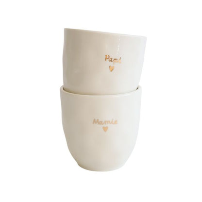 Tasse à café - Papi cœur doré