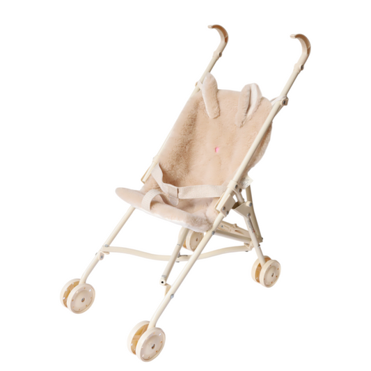 Poussette pour poupée lapin - Chichi pompon