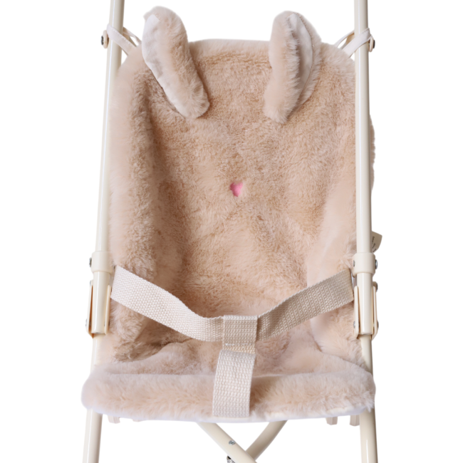 Poussette pour poupée lapin - Chichi pompon