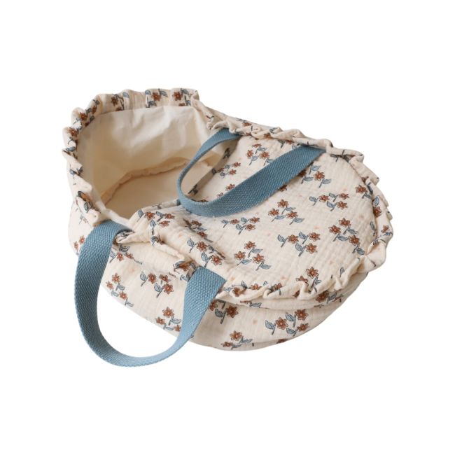 Couffin pour poupée fleuri - À la cueillette