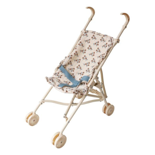 Poussette pour poupée fleurie - À la cueillette