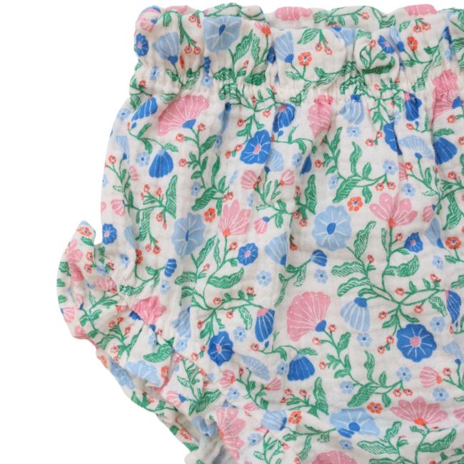 Bloomer fleuri bleu et rose - Joli Paon