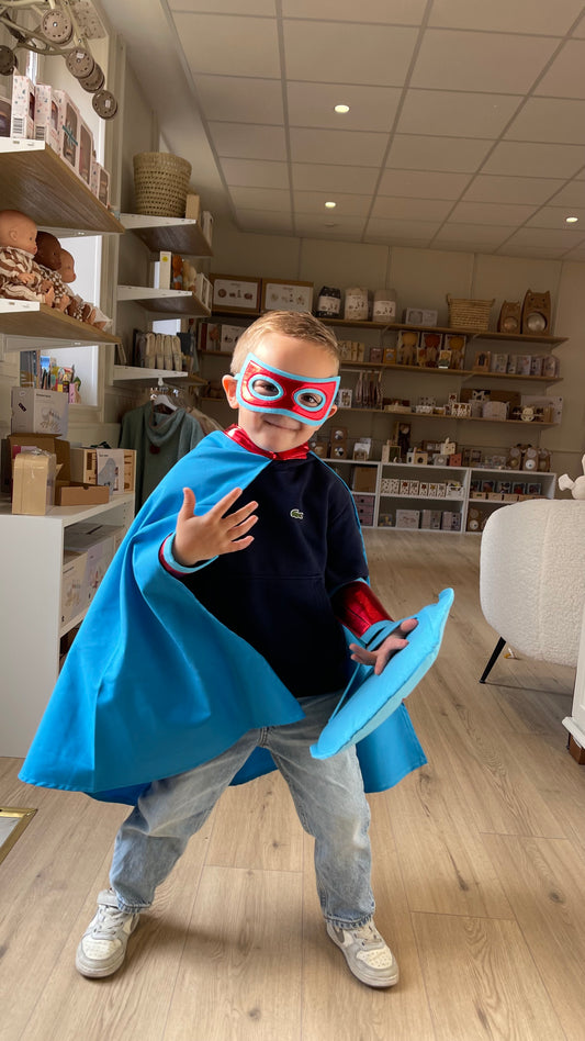 Déguisement Super-Héros - Bleu