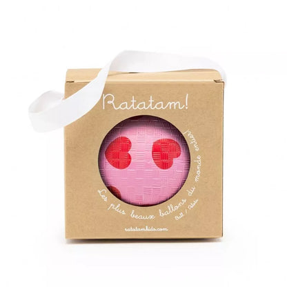 Ballon 12 cm - Coeurs & Rose
