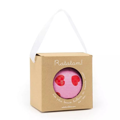 Ballon 12 cm - Coeurs & Rose