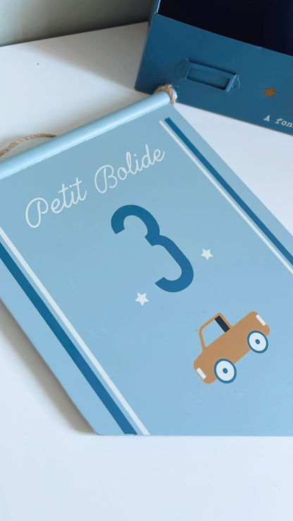 Ensemble de décoration - Petit bolide
