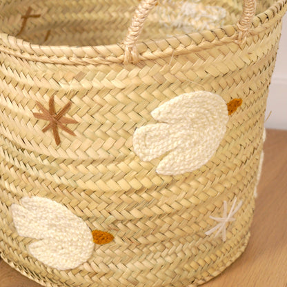 Panier en feuilles de palmier - Poétique