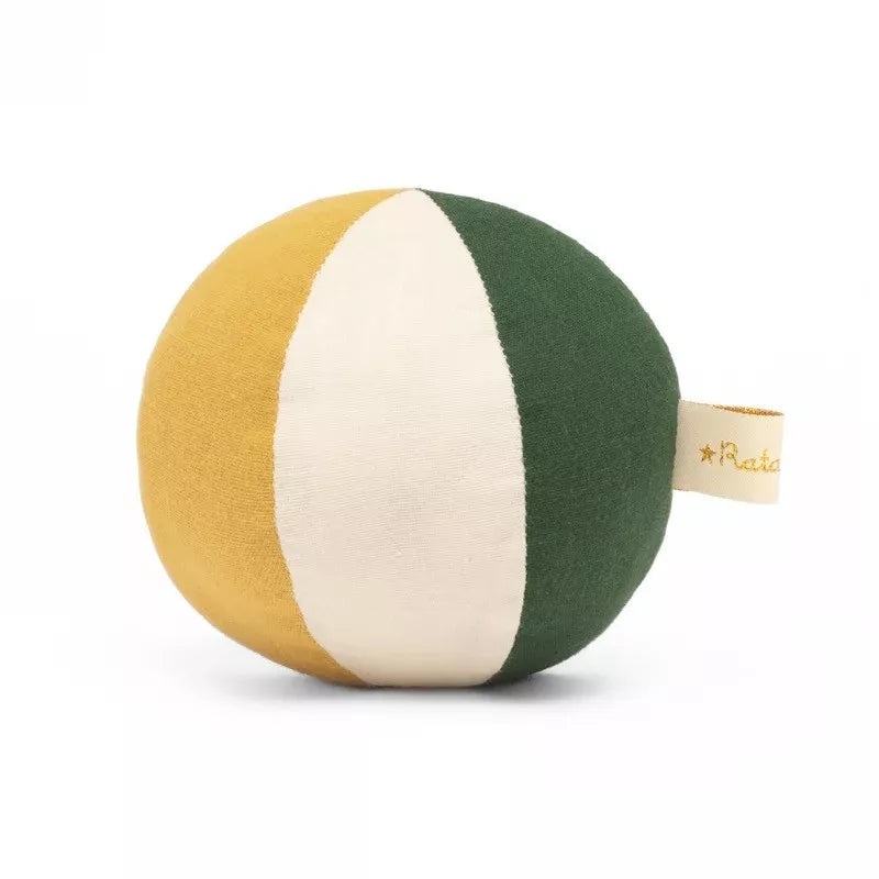 Balle Tissus 10 cm  - Moutarde