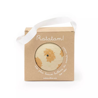 Ballon 12 cm - Jaune & Chien