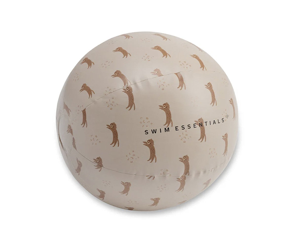 Ballon de Plage Gonflable - Brown Leopard