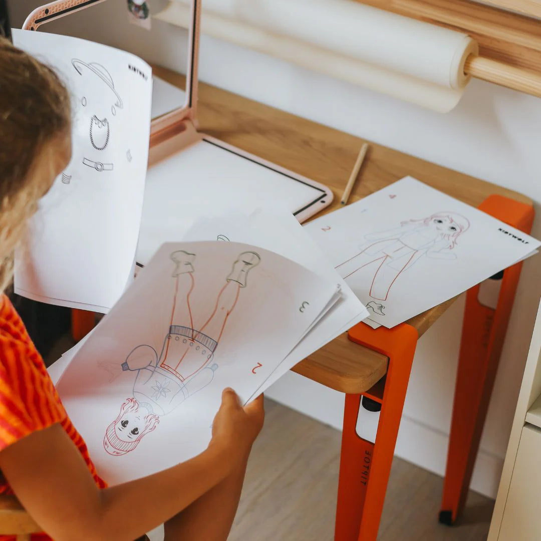 KIDYDRAW-PRO - Tablette lumineuse « Let's draw fashion »