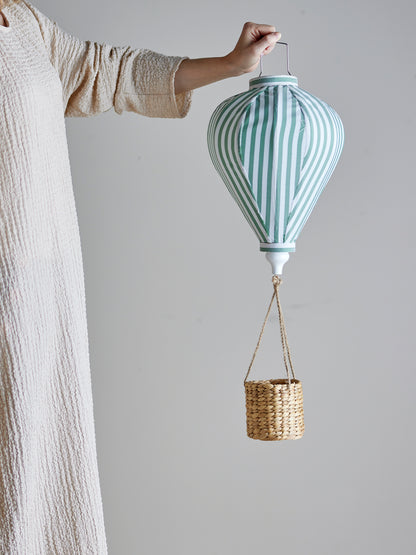 Suspension Montgolfière - Verte