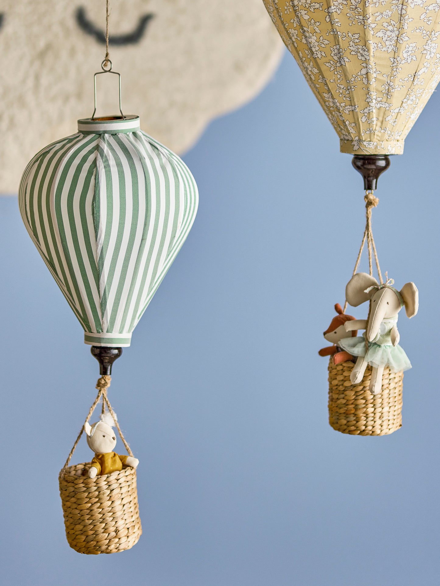 Suspension Montgolfière - Verte