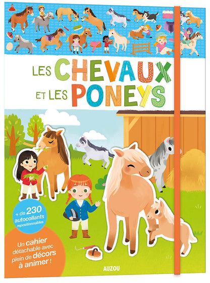 Mes tout premiers autocollants -  250 autocollants - Chevaux et poneys