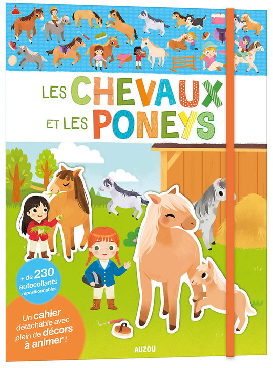 Mes tout premiers autocollants -  250 autocollants - Chevaux et poneys